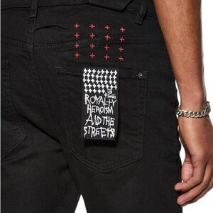 Ksubi Chitch Laid Black Denim Jean size 31